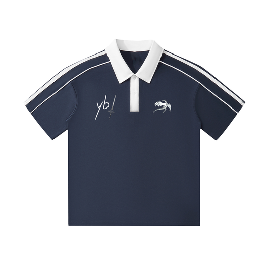 Navy Blue Polo - Knight's Armor